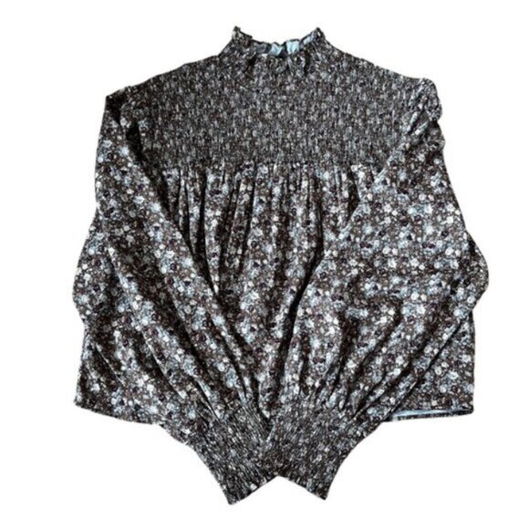 New Oak + Fort Long Sleeve Blouse Size XL - Picture 1 of 8